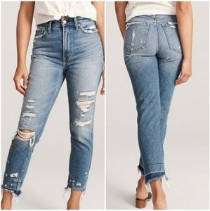 Abercrombie & Fitch High Rise Girlfriends Sz 28